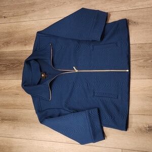 JM Collection Zip Up Blazer